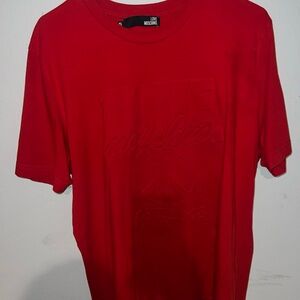 Love Moschino Red Men's Shirt